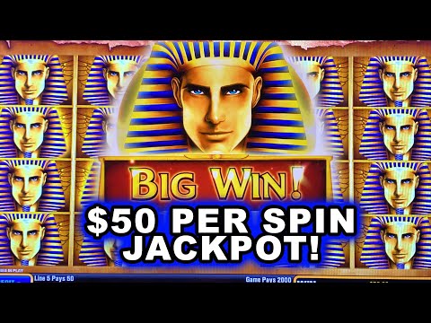 $50 BETS ON RISE OF RA SLOT MACHINE! ★ HIGH LIMIT BONUSES ➜ I PICKED MY BONUS!