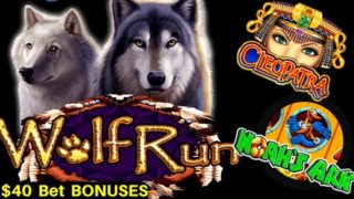 High Limit Wolf Run Slot Machine Bonuses Won – $40 Bet | High Limit Cleopatra 2 Slot Machine
