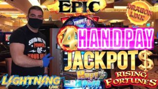 Huge High Limit Slot Play & 4 HANDPAY JACKPOTS | Epic Come Back Ever – Lightning Link MEGA JACKPOT