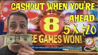 SLOT MACHINE CASHOUT STRATEGY 5 x $20 ✧ TOTAL MELTDOWN ✧ BULLION FACTORY AND MORE!!