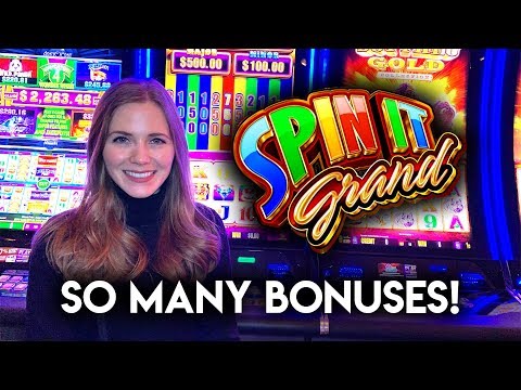 So Many BONUSES! Lots of Re-Triggers! Spin it Grand Slot Machine!
