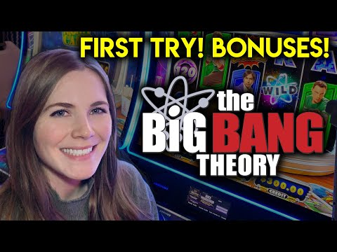 The Big Bang Theory Slot Machine! BONUSES! First Attempt!