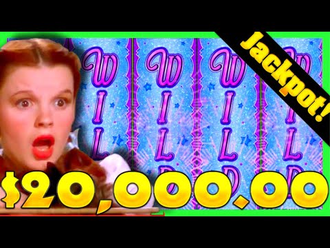 $20,000.00! The BEST WIZARD OF OZ Slot Machine Bonus JACKPOTS On Youtube!