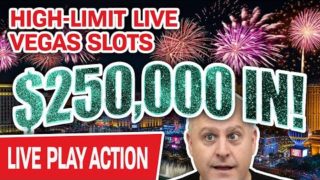 ? $250,000 High-Limit HUGE LIVE STREAM Slot Play from LAS VEGAS ? Up To $1,000 a Spin! Raja CRUSHES