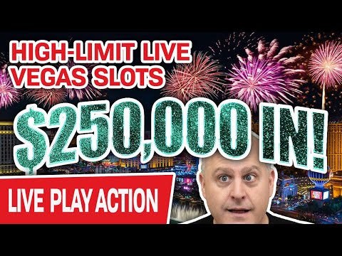 ? $250,000 High-Limit HUGE LIVE STREAM Slot Play from LAS VEGAS ? Up To $1,000 a Spin! Raja CRUSHES