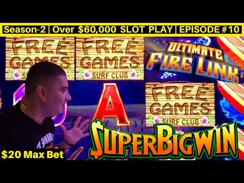 High Limit Ultimate Fire Link Slot Machine HUGE WIN – Max Bet Bonus | Season-2 | EPISODE #10