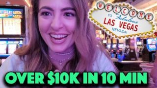 LUCKIEST Las Vegas Morning! MASSIVE HANDPAY JACKPOT Back to Back on Lightning Link!