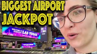 My BIGGEST Slot Machine JACKPOT HANDPAY at Las Vegas Airport!