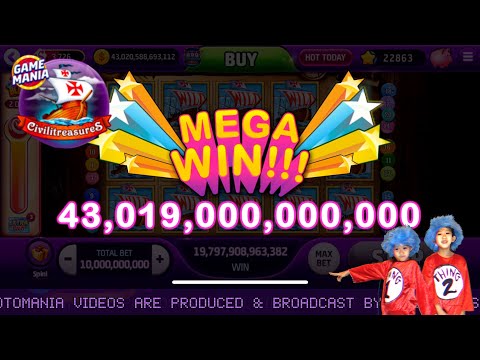 Slotomania Civilitreasures Game Mania $43T Coins Cash Out!