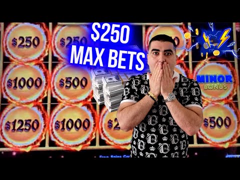$250 Max Bet Bonuses On Lightning Link & Dragon Link Slots | Facebook Live Stream