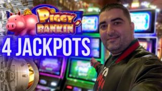 4 HANDPAY JACKPOTS  High Limit Lock It Link Slots | Las Vegas Casinos Jackpot Winners | SE-9 | EP-15