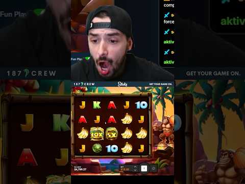 $15 slot spins and this happened 😱 #casino #stake #187crew #crypto #slots #stream #streamer #gamble